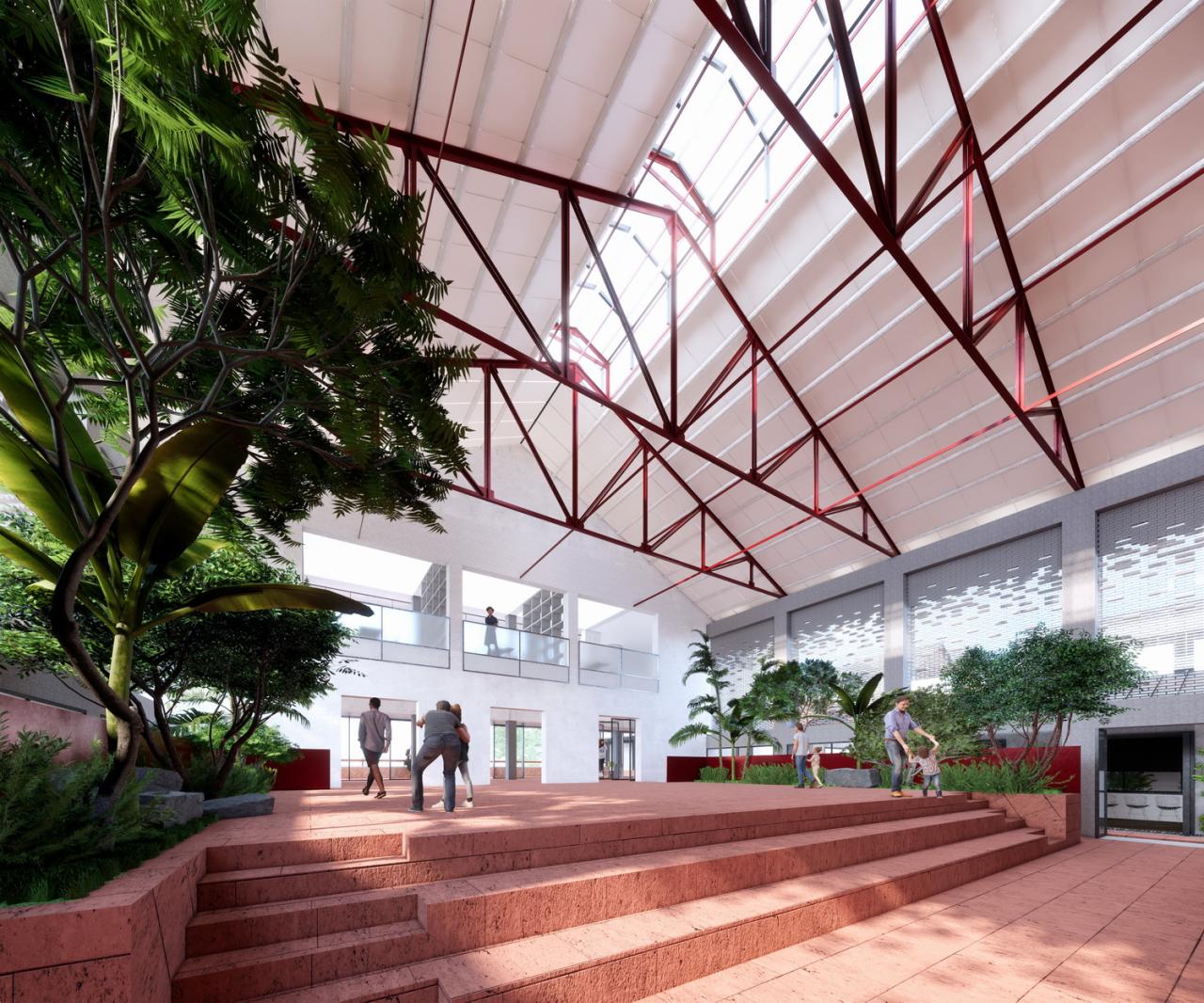 BIM建筑|扎根！生长！——邛崃市平乐古镇剧场改造 / 厚石设计