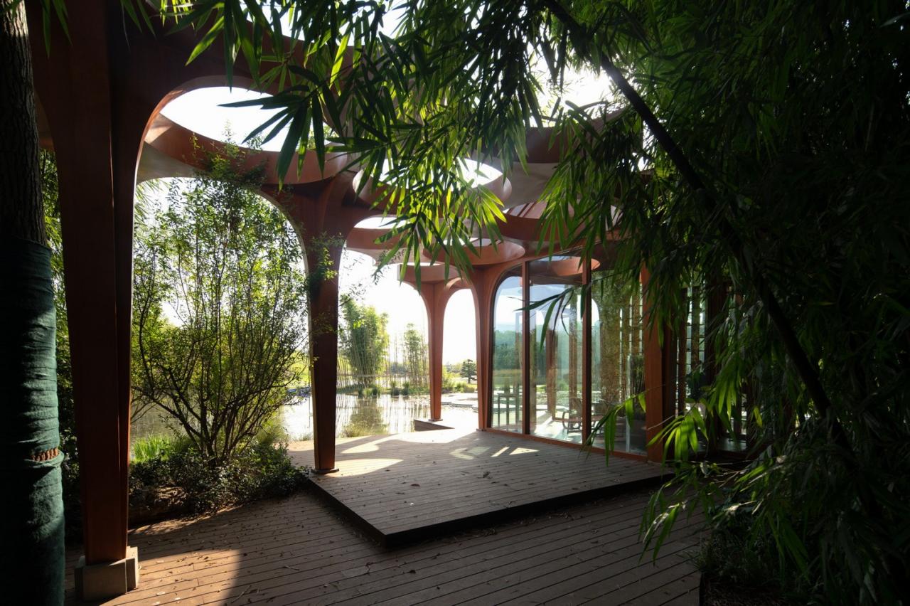 BIM建筑|中意文化艺术交流中心之中华馆 / aoe事建组