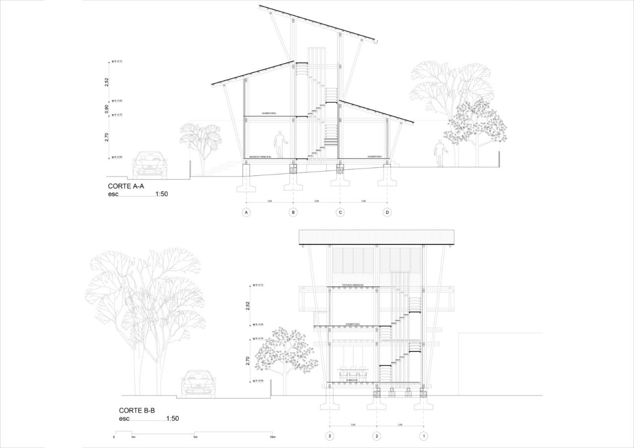 BIM建筑|地域性住宅 / ESEcolectivo