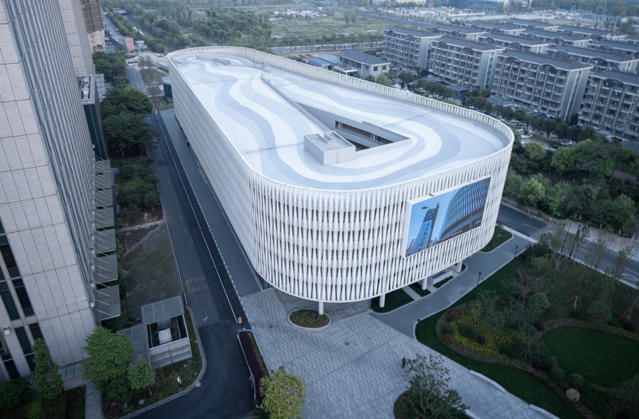 BIM建筑|来自停车楼的逆袭：杭州钱投海达停车楼 / 浙江大学建筑设计研究院有限公司