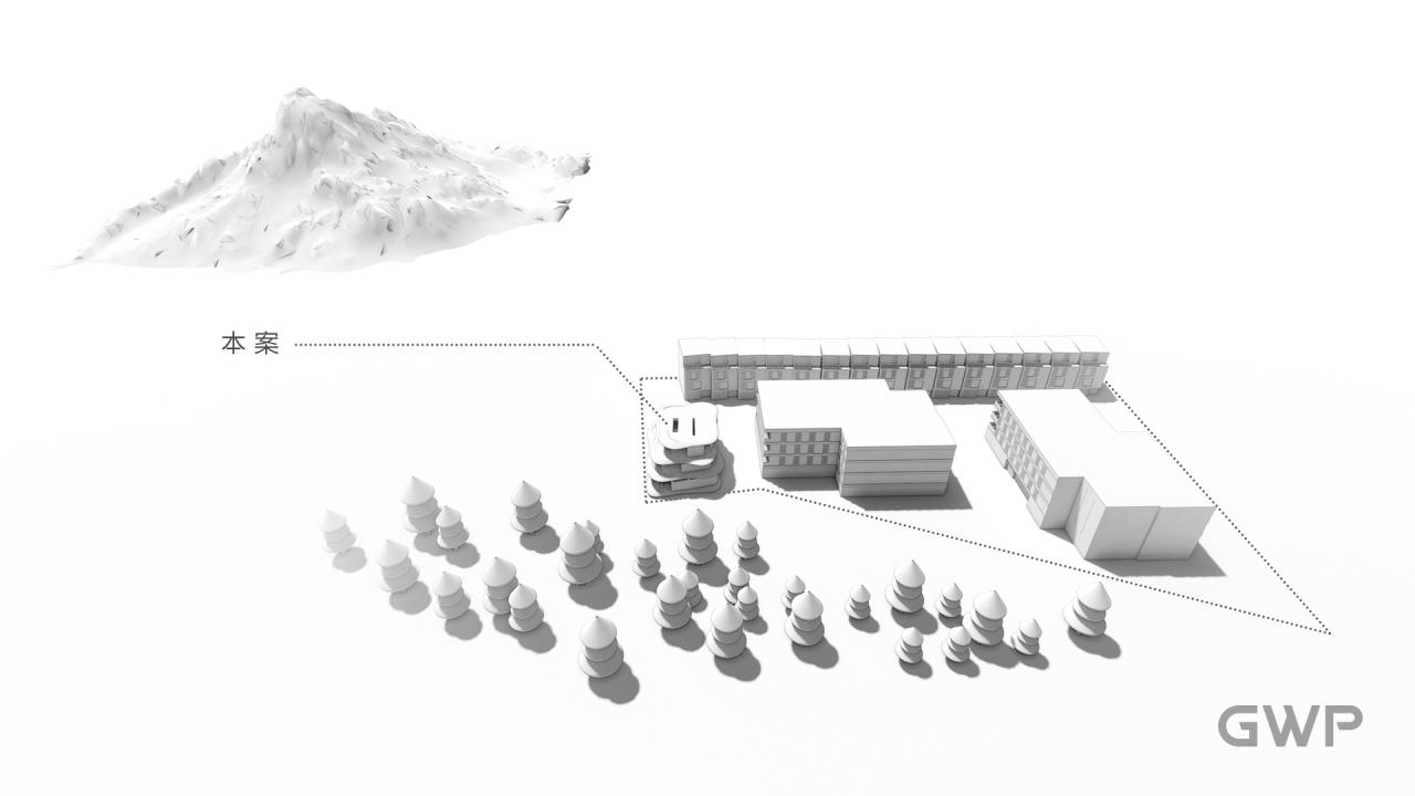 BIM建筑|云之屋·日本北海道温泉度假酒店 / GWP