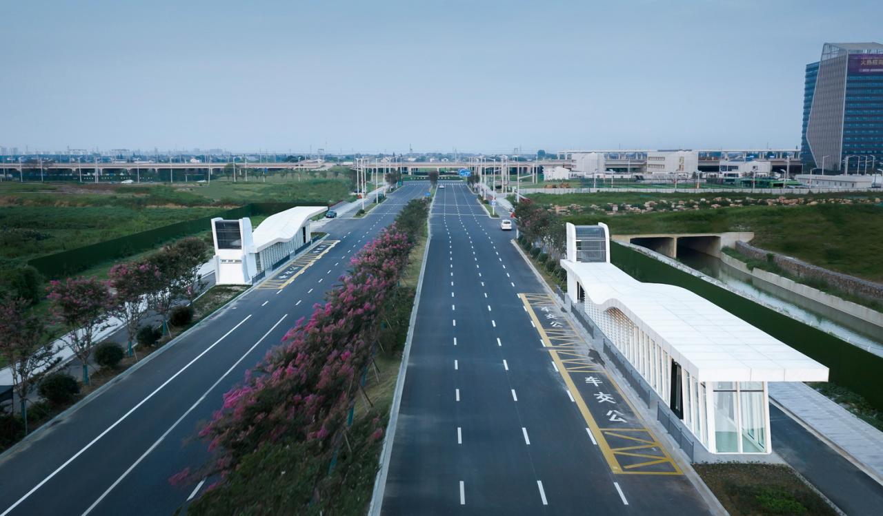 BIM建筑|有趣的等候：张家港高铁新城公交站台设计 / 中衡设计