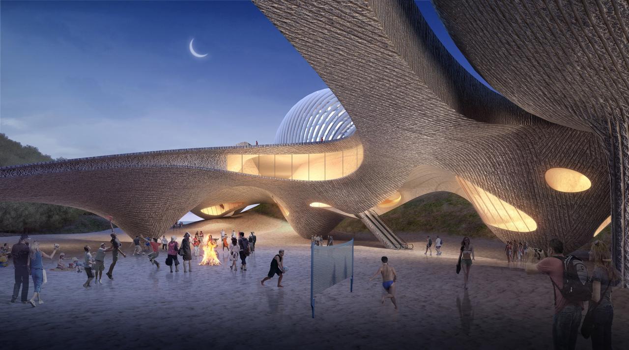 BIM建筑|海蛞蝓酒店 / SpActrum