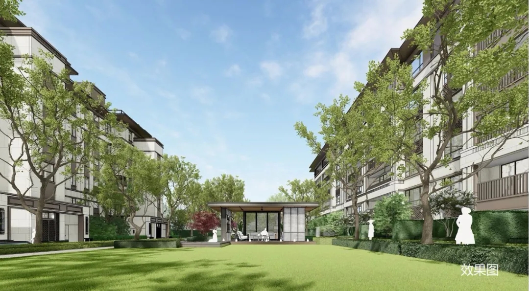 BIM建筑|无锡东港·红豆运河府，打造新中式硬核景观