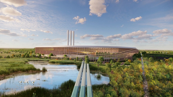 BIM建筑|BIG为金属公司设计电池厂、船舶和水下机器人