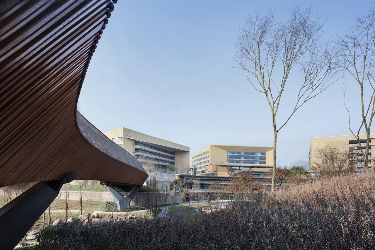 BIM建筑|西南大学附属中学两江校区：消失的高密度校园 / gad