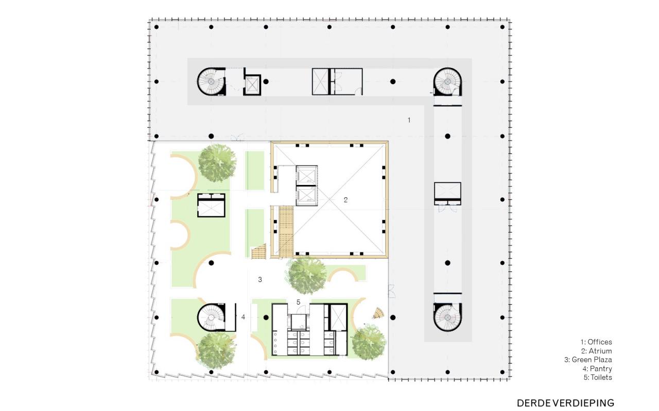 BIM建筑|佳能生产印刷总部 / Broekbakema