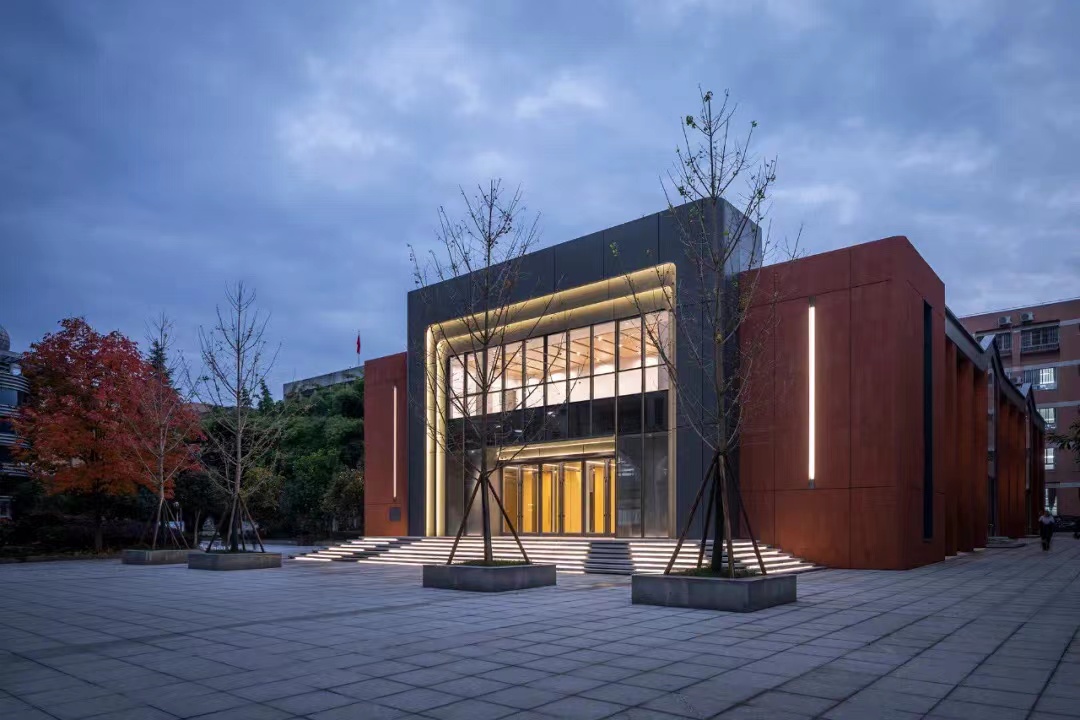 BIM建筑|回忆中学时光， 是否有陪伴着一座大礼堂？| UUA