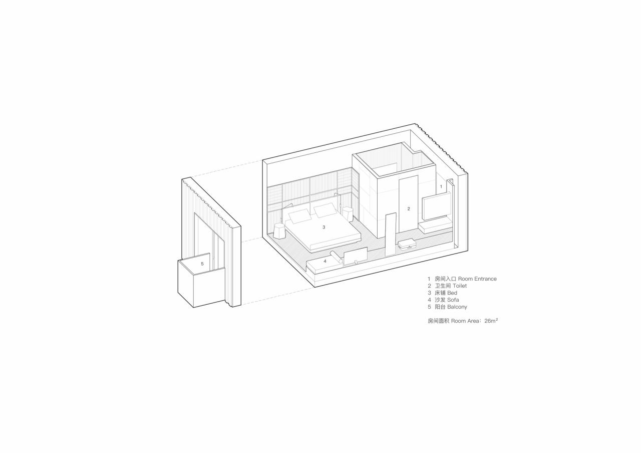 BIM建筑|阿那亚唐舍酒店 / B.L.U.E. Architecture Studio