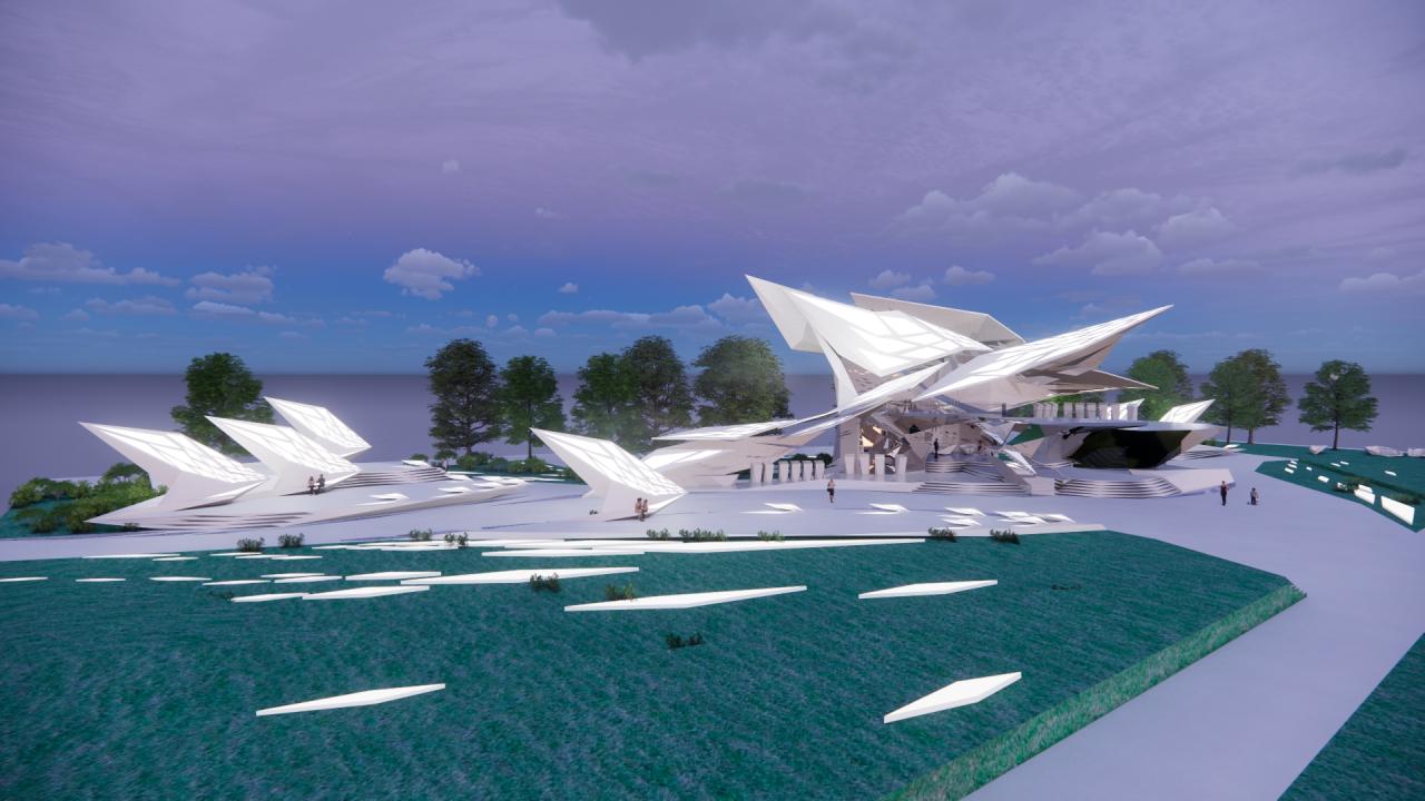 BIM建筑|大三环境艺术系学生的美学观念 / 龚舒腾