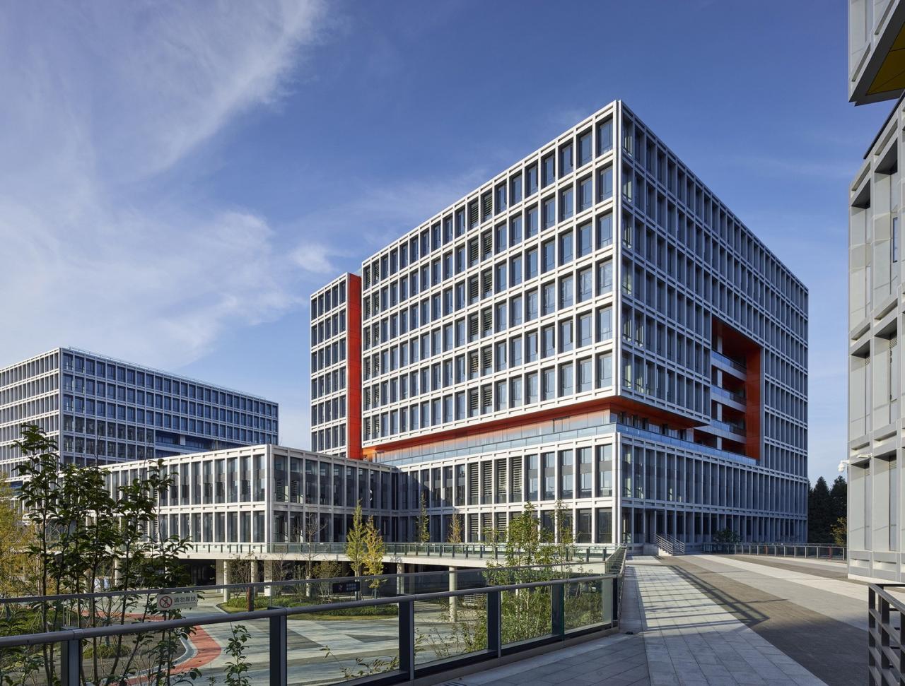 BIM建筑|阿里巴巴杭州软件生产基地二期 / 浙江省建筑设计研究院