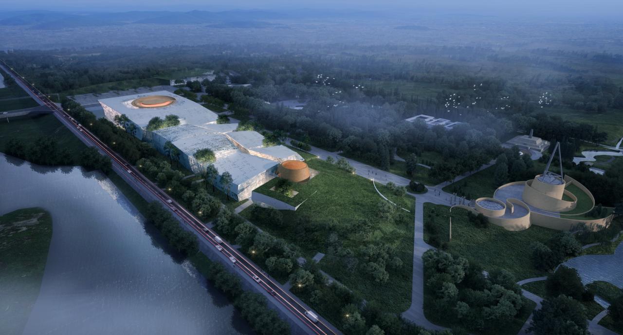 BIM建筑|古蜀玉璋：三星堆博物馆新馆方案设计 / 北京市建筑设计研究院有限公司