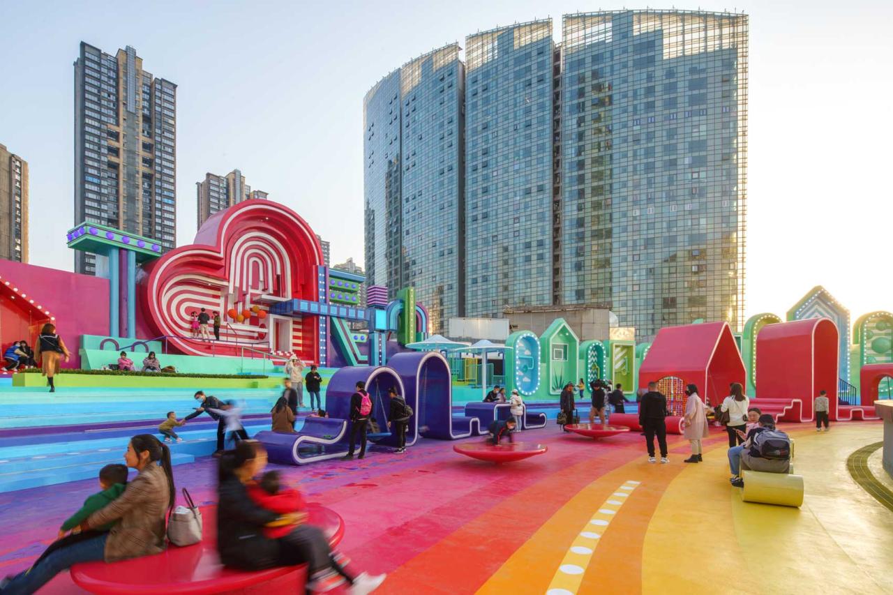 BIM建筑|屋顶公共空间改造：彩虹之上 / 佰筑建筑设计咨询（上海）有限公司