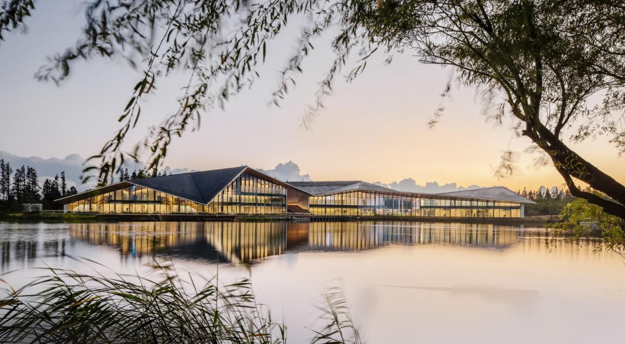 BIM建筑|长兴岛郊野公园游客中心 / 米川工作室 + 水石设计