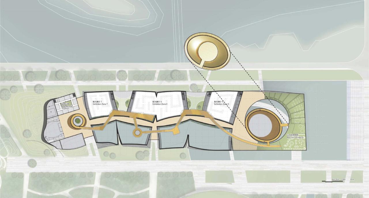 BIM建筑|古蜀玉璋：三星堆博物馆新馆方案设计 / 北京市建筑设计研究院有限公司