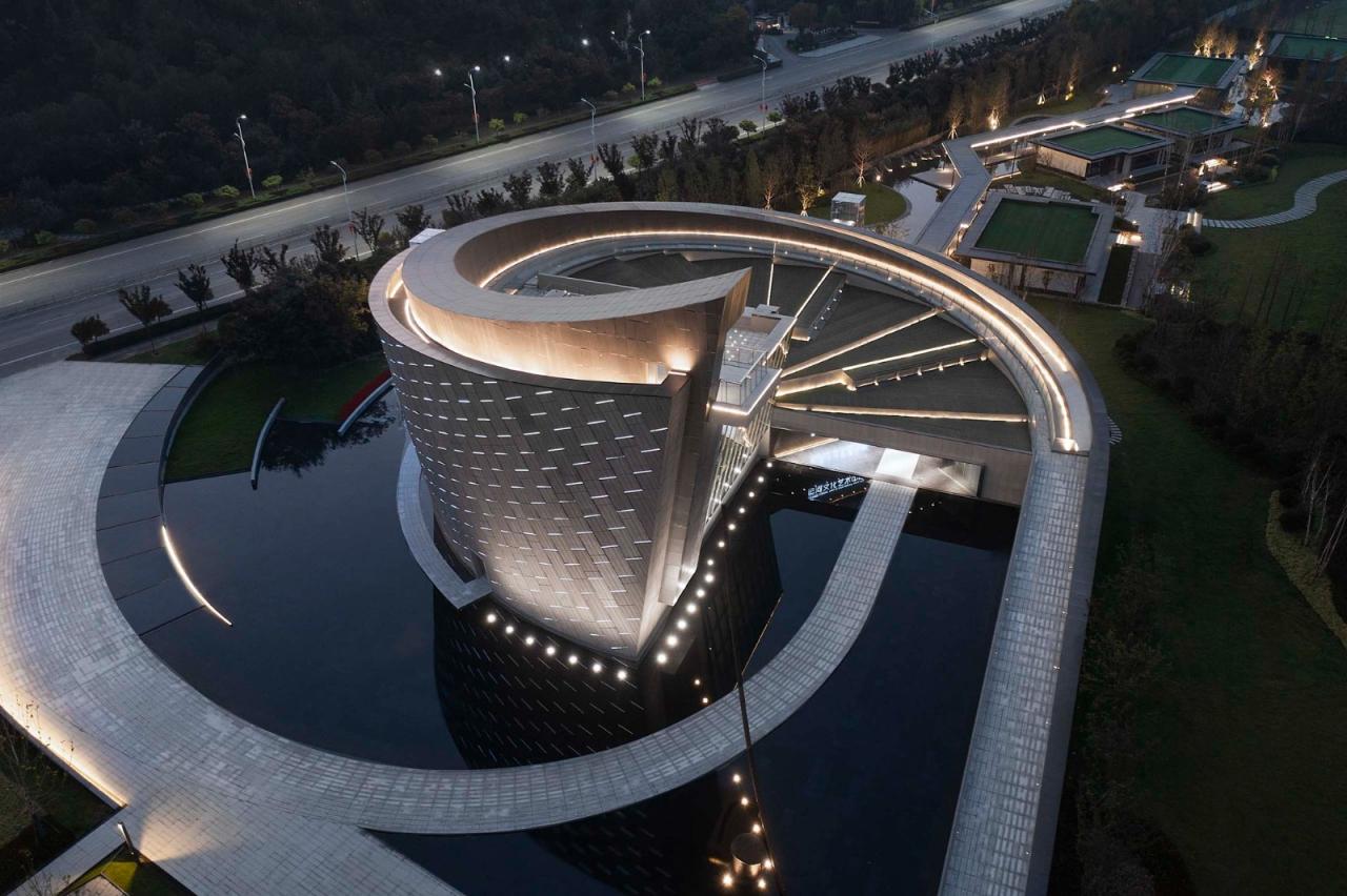 BIM建筑|济宁运河文化艺术中心 / 筑境设计