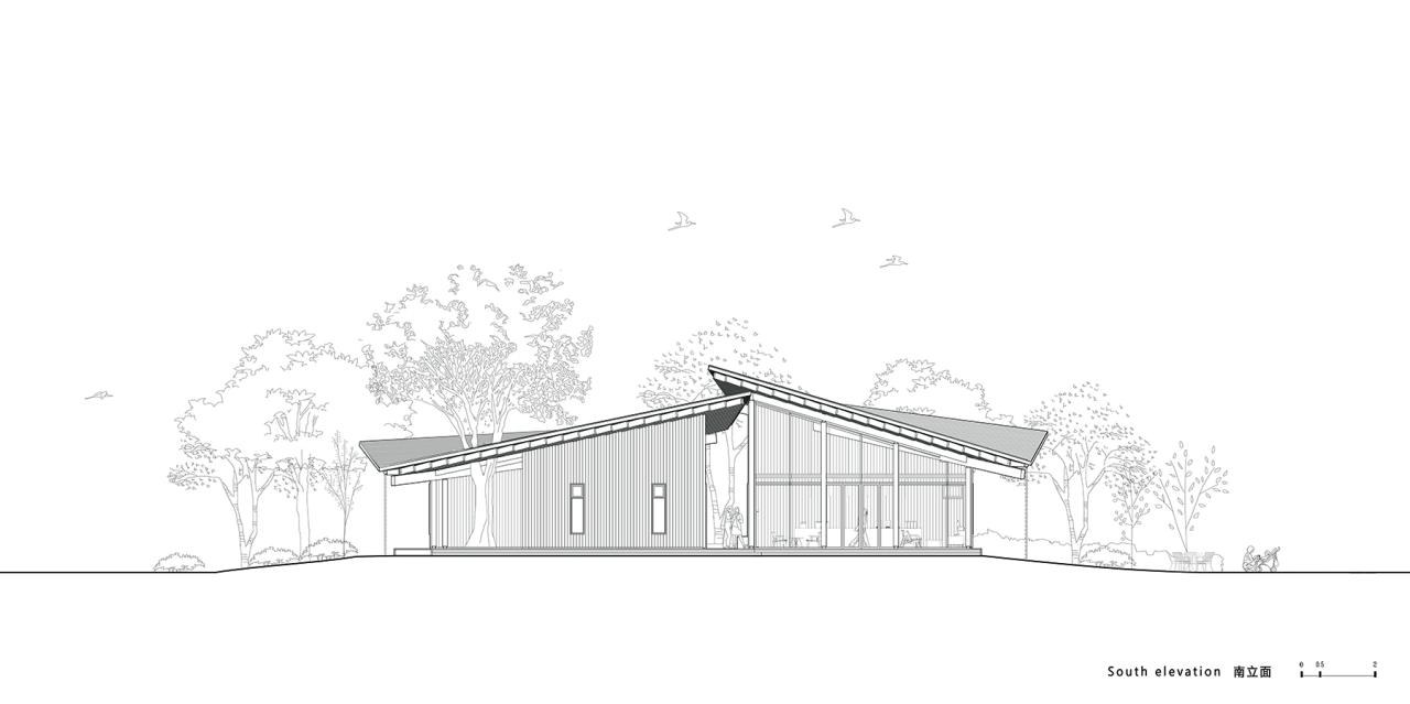 BIM建筑|富阳·阳陂湖湿地接待中心 / 尌林建筑设计事务所