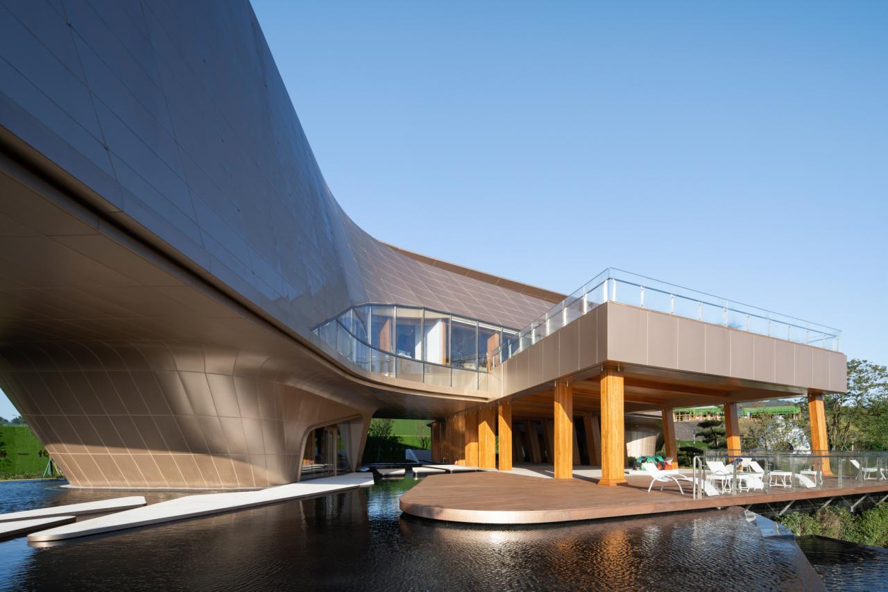 BIM建筑|木构建造设计一体化 l 宜宾白兰美学馆：建筑如何在地生长？