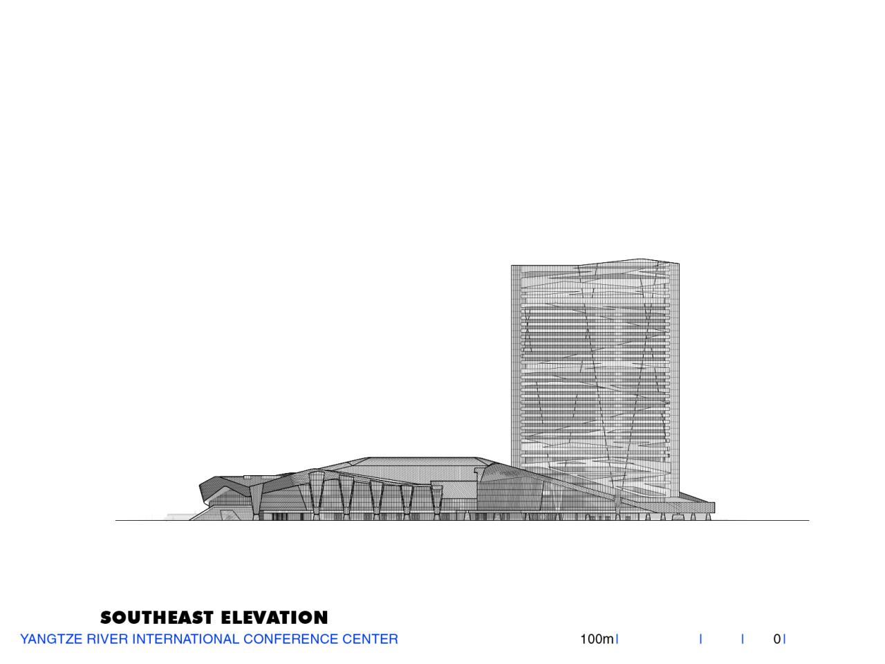 BIM建筑|扬子江国际会议中心 / Morphosis 墨菲西斯