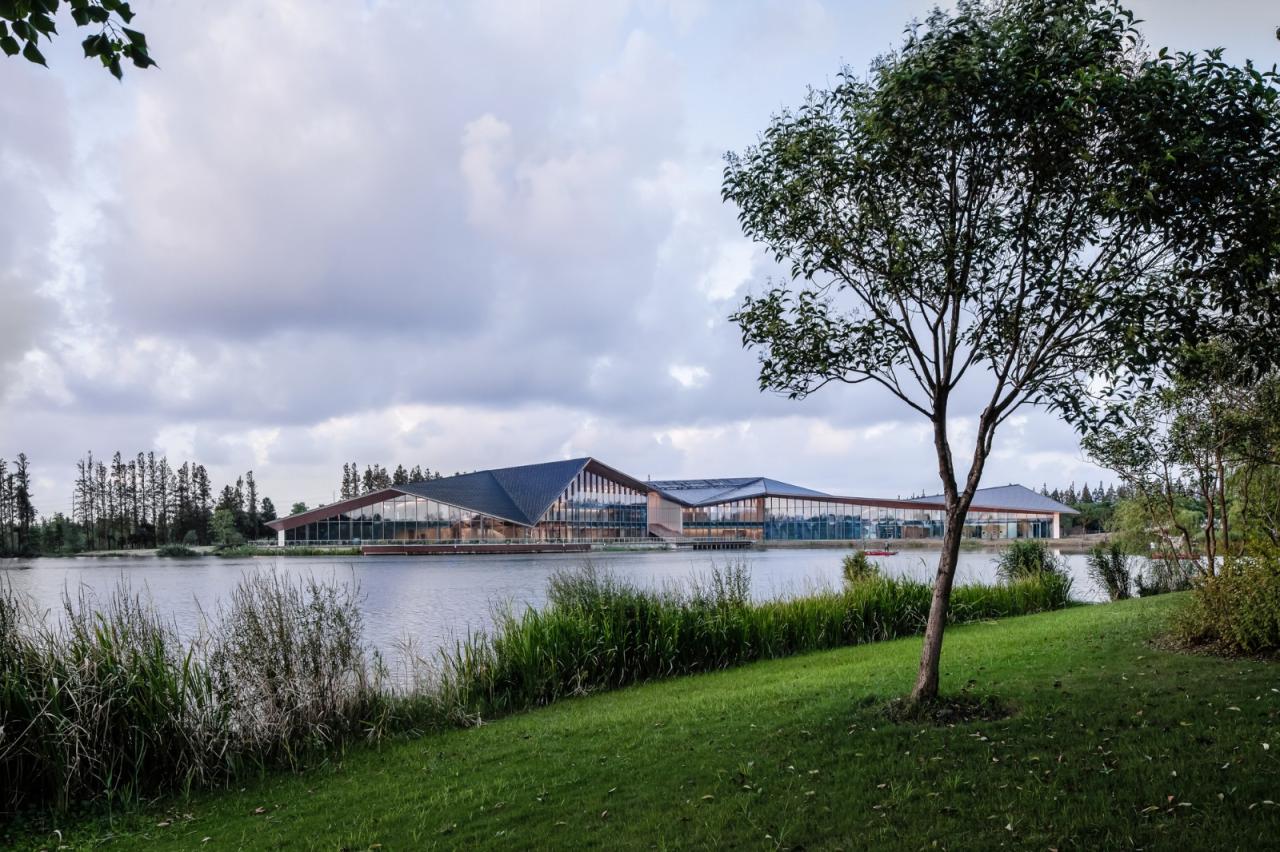 BIM建筑|长兴岛郊野公园游客中心 / 米川工作室 + 水石设计