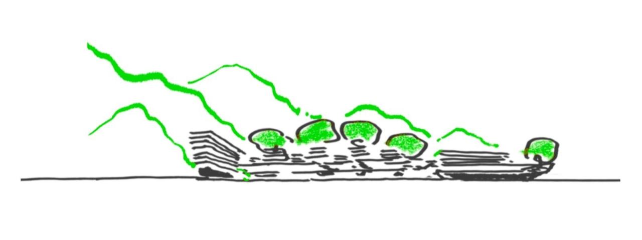 BIM建筑|山间学堂：深圳市第三十三高级中学（中标候选方案） / 上海华都建筑规划设计有限公司