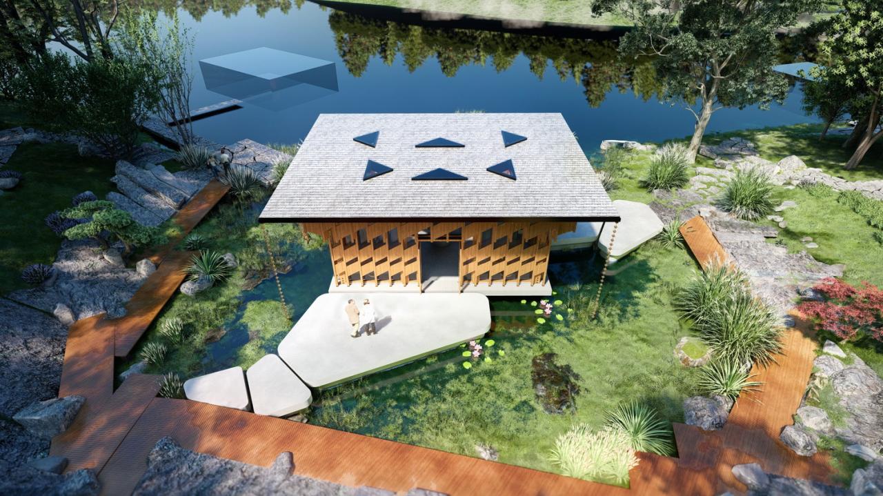 BIM建筑|天府栖岸——观鸟屋 / 蜂蜜景观工坊