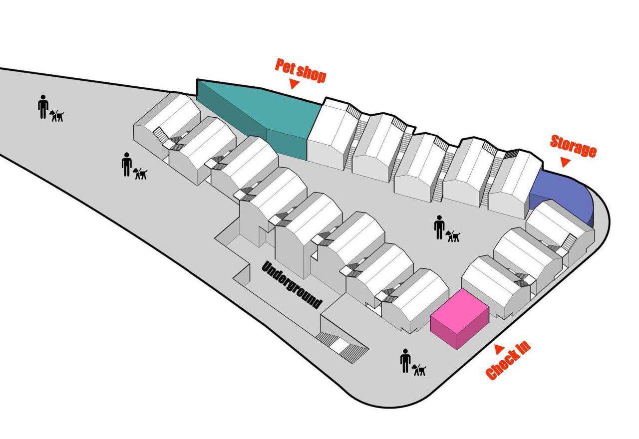 BIM建筑|宠物酒店：犬舍 / 高目建筑