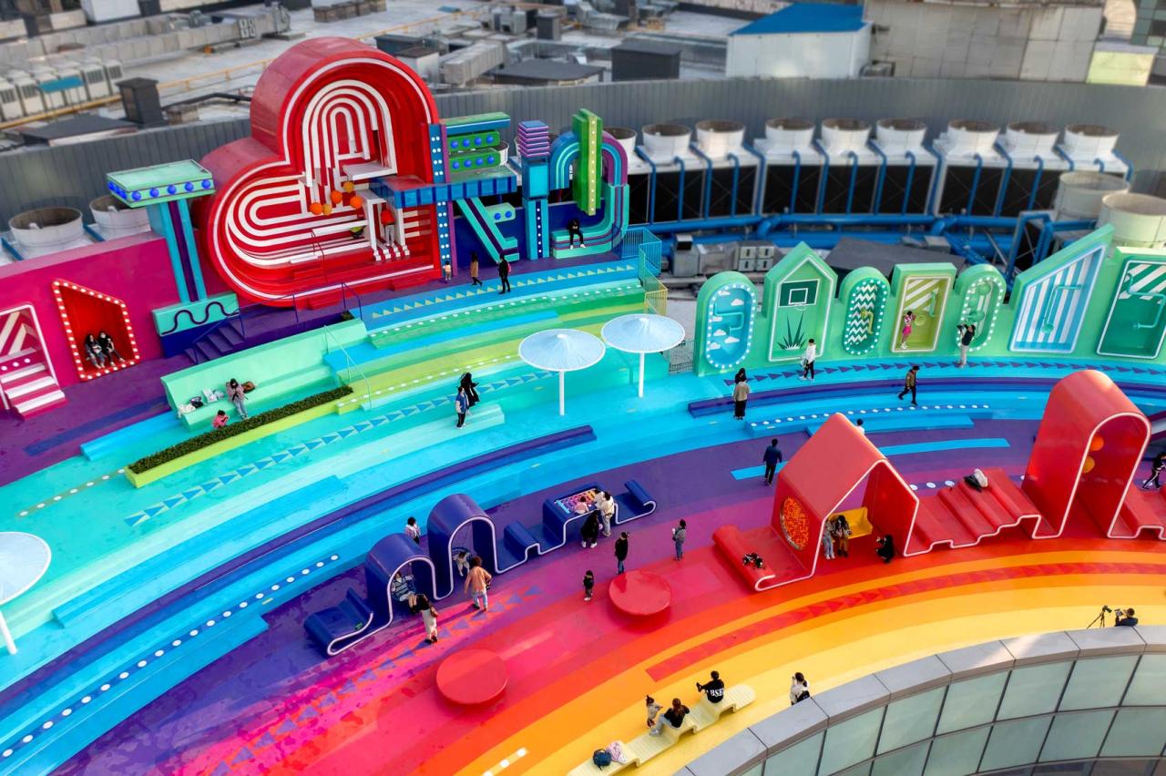 BIM建筑|屋顶公共空间改造：彩虹之上 / 佰筑建筑设计咨询（上海）有限公司