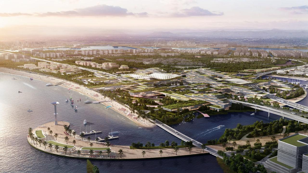 BIM建筑| UPDIS与Aedas联合体赢得厦门新机场片区城市设计国际方案竞赛