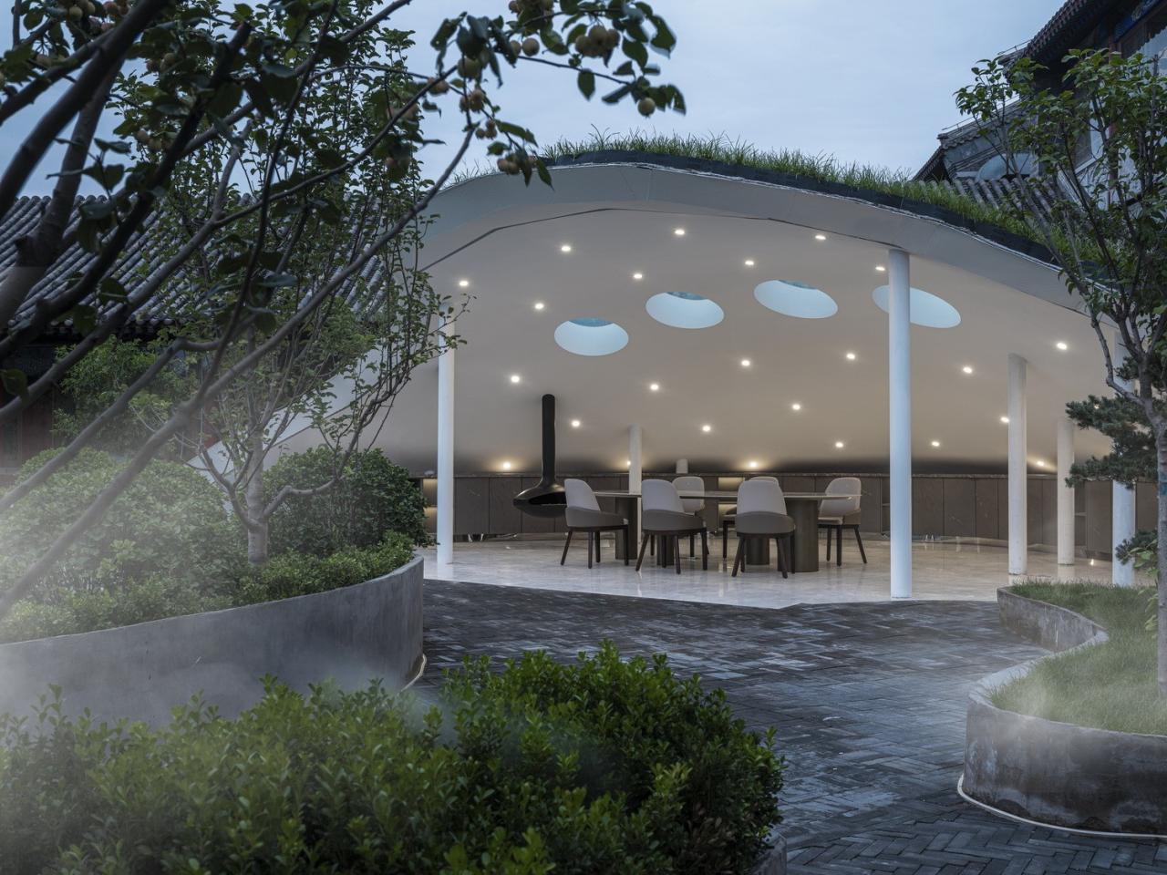 BIM建筑|中国传统四合庭院的人文办公综合体升级改造 / 北京中德行建筑设计