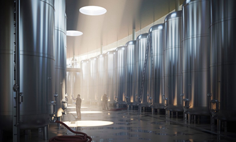 BIM建筑|福斯特在肯特郡建有弯曲绿色屋顶的酒庄