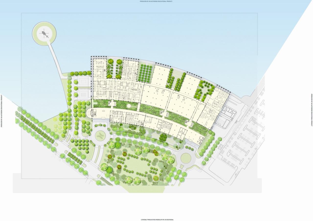 BIM建筑|花园式康复医院 / 萨夫迪建筑事务所