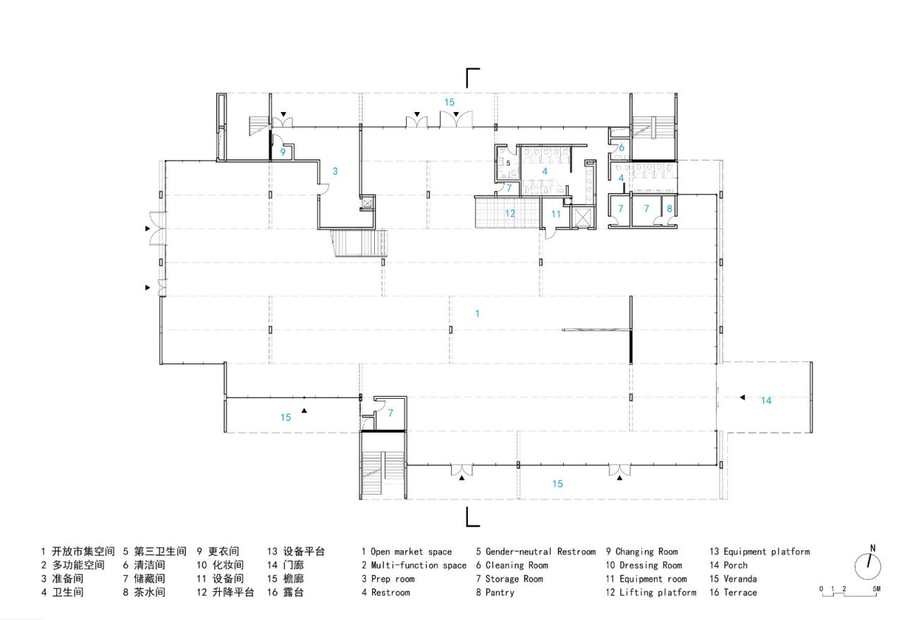 BIM建筑|市集美术馆——西塘东区一号楼的叠合形制 / 山水秀建筑事务所