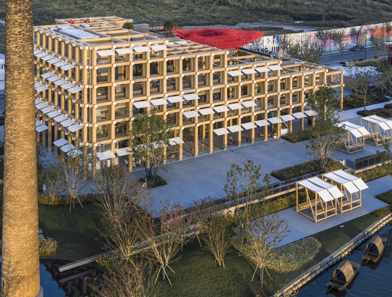 BIM建筑|绍兴黄酒小镇会客厅 / gad