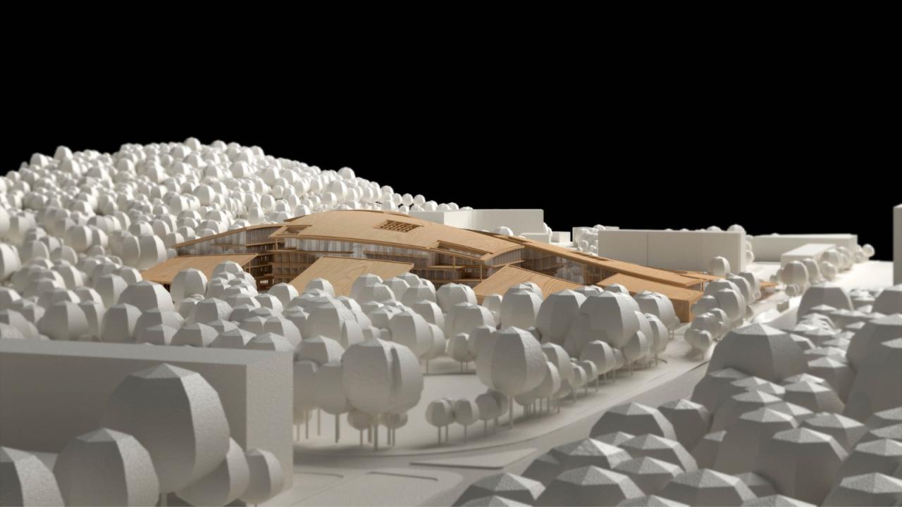 BIM建筑|都市村庄：欧洲人工智能和网络安全中心 / BIG