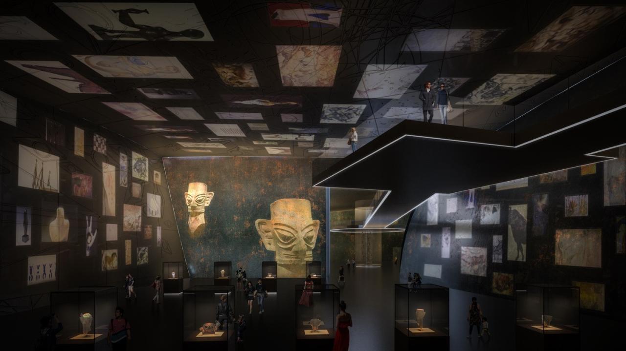 BIM建筑|古蜀玉璋：三星堆博物馆新馆方案设计 / 北京市建筑设计研究院有限公司