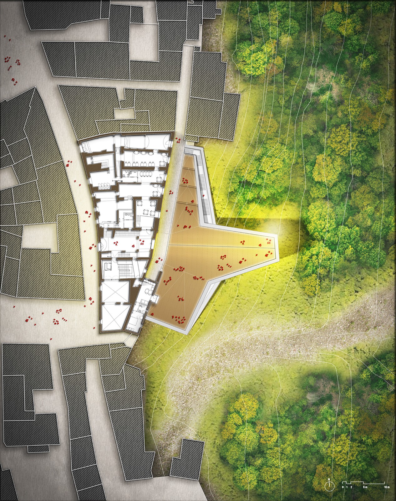 BIM建筑|托斯卡纳“山谷浮桥” / MC A新作