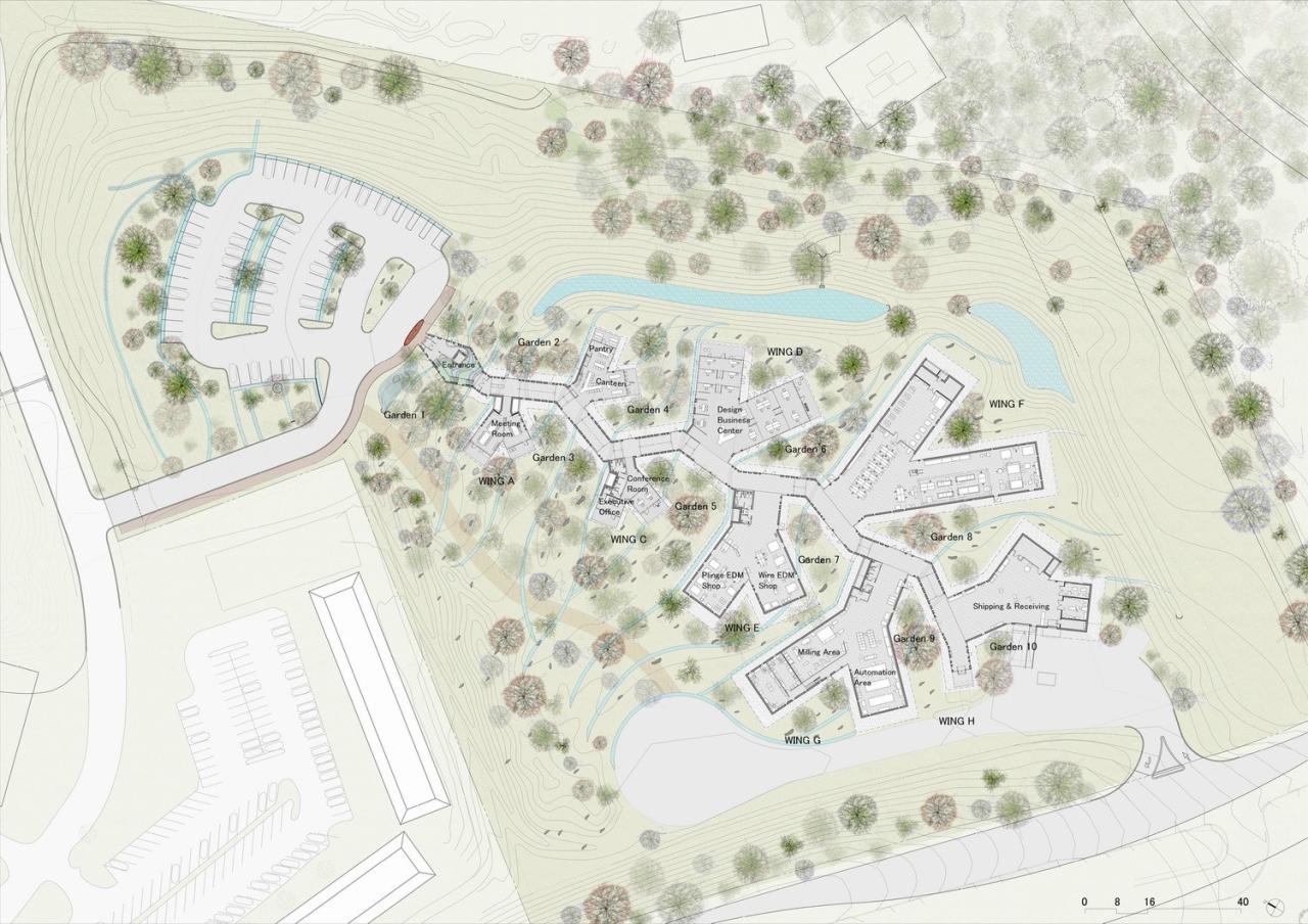 BIM建筑|树建筑：JST 哈里斯堡生产工程中心 / 芦泽龙一事务所 & Arcari + Iovino Architects