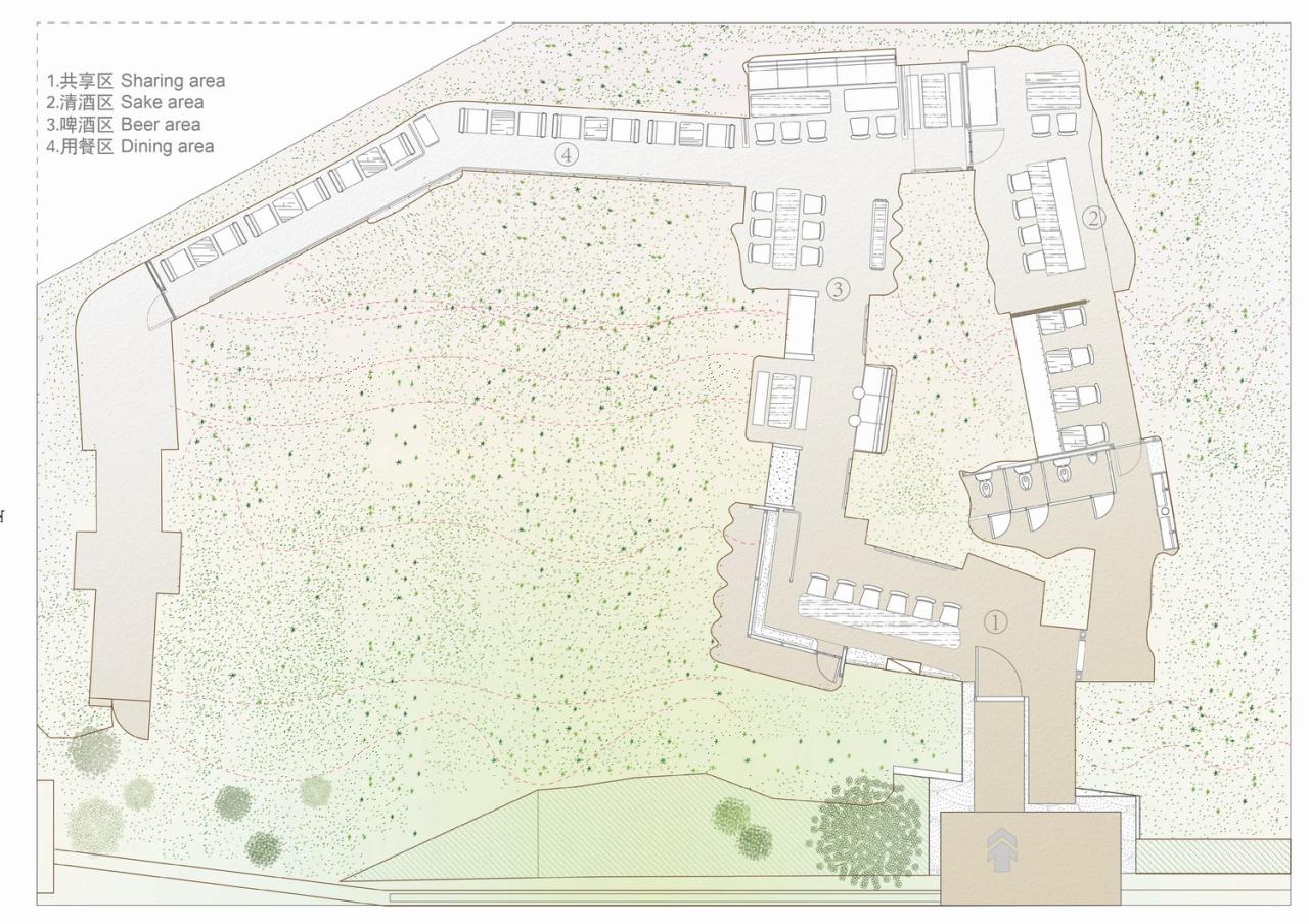 BIM建筑|Caver-防空洞里的酒吧 / itD studio