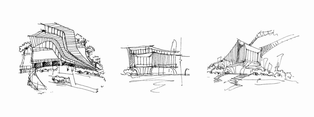 BIM建筑|木构建造设计一体化 l 宜宾白兰美学馆：建筑如何在地生长？