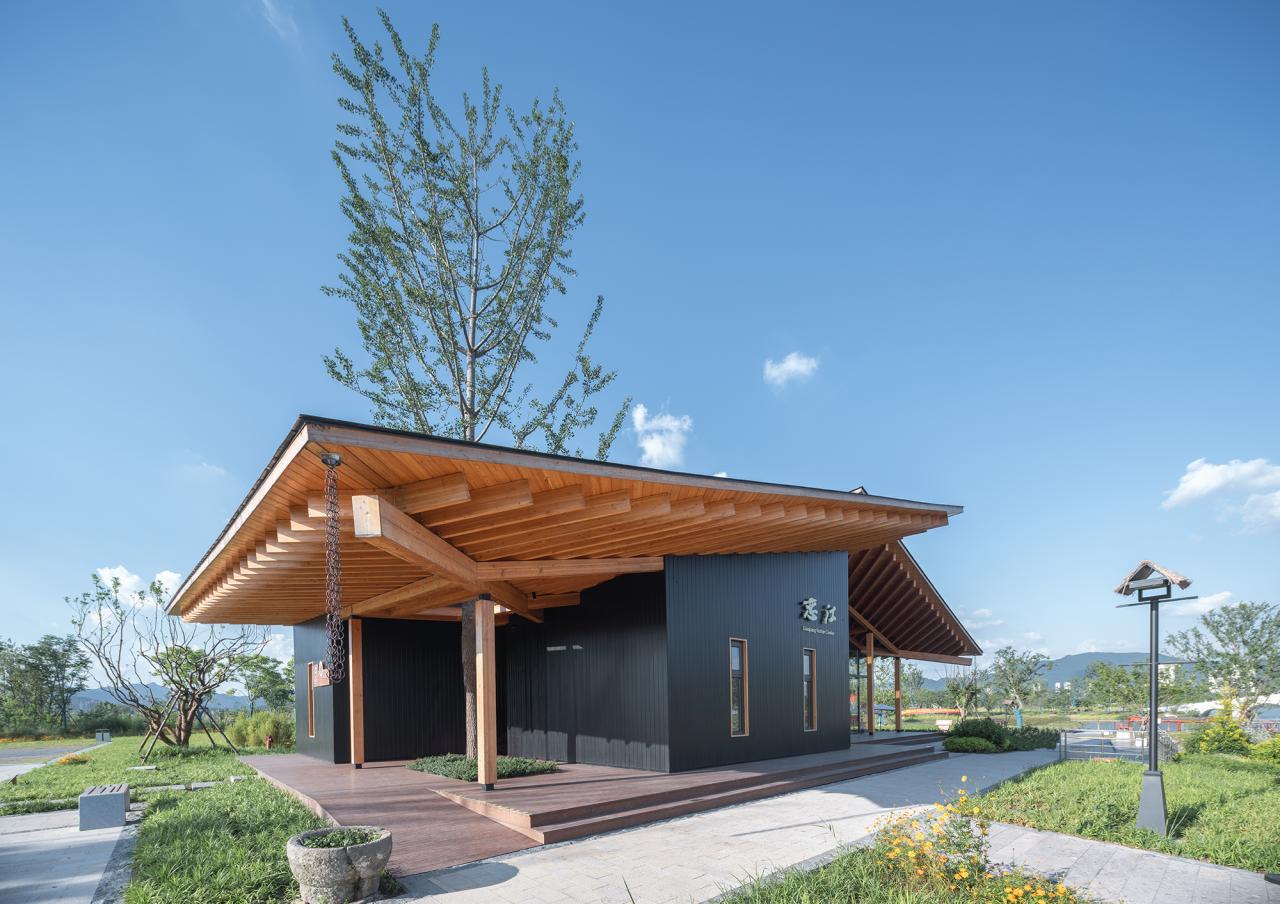 BIM建筑|富阳·阳陂湖湿地接待中心 / 尌林建筑设计事务所