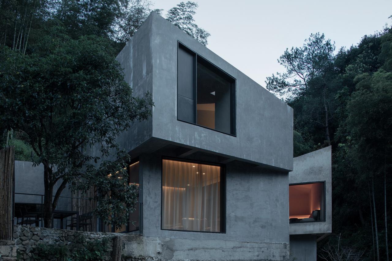 BIM建筑|桐庐流云乡墅，山野间的隐世秘境 / MDO木君建筑设计