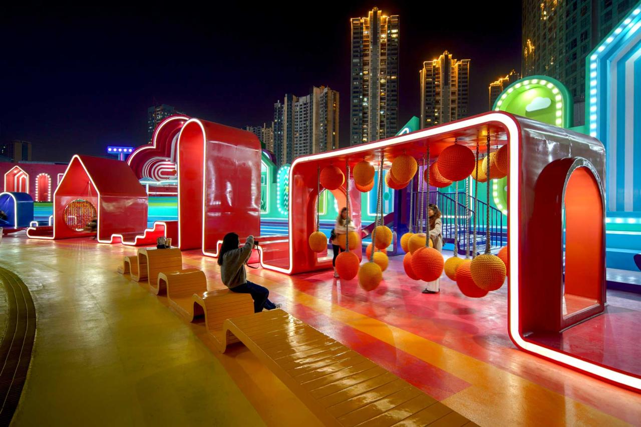 BIM建筑|屋顶公共空间改造：彩虹之上 / 佰筑建筑设计咨询（上海）有限公司