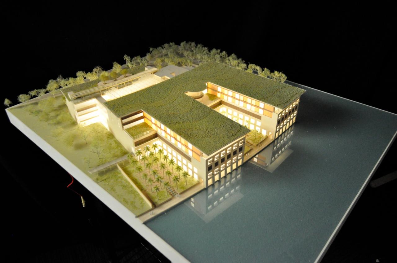 BIM建筑|花园式康复医院 / 萨夫迪建筑事务所