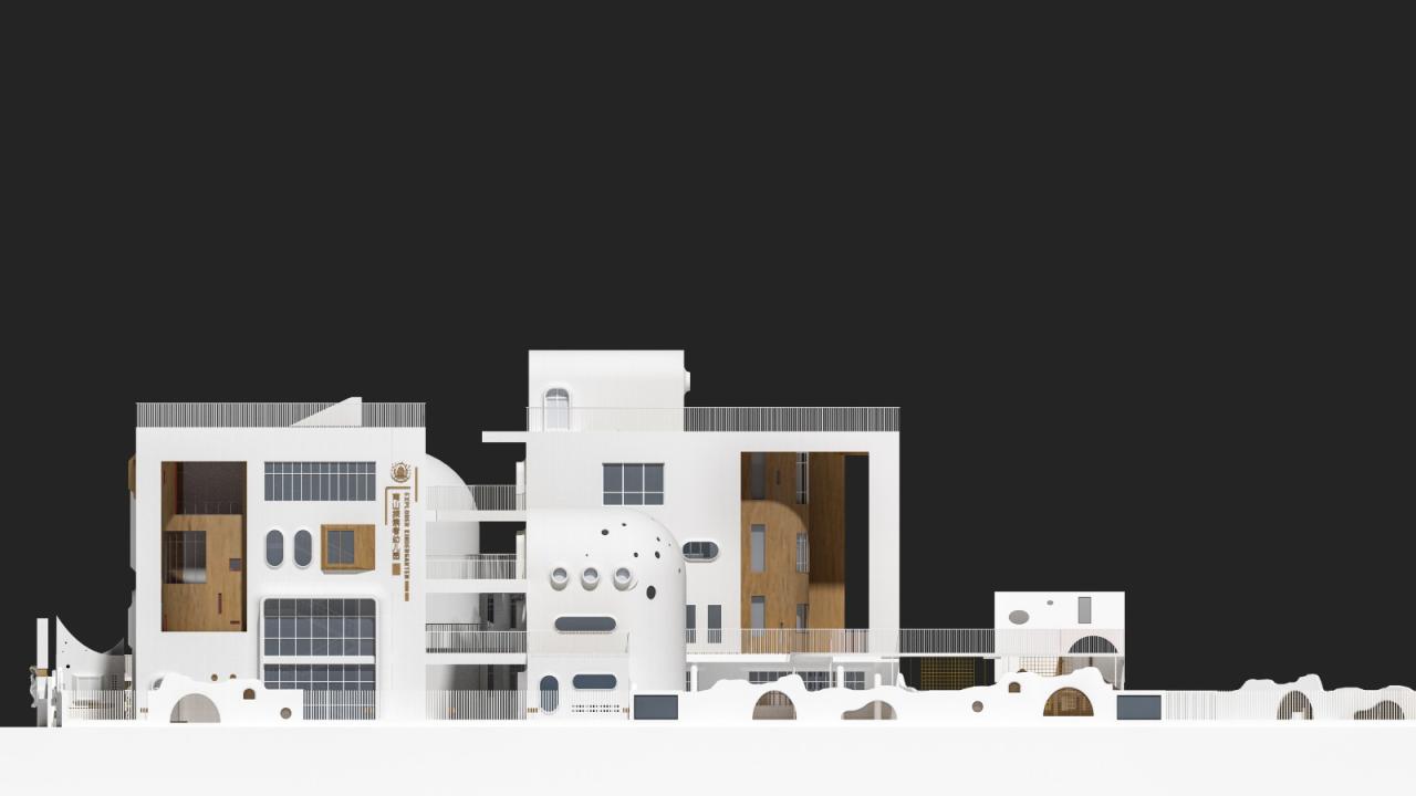 BIM建筑|虽偏远 理想必致！在西昌卫星发射基地大凉山建一座“探索者幼儿园” / 迪卡建筑设计中心