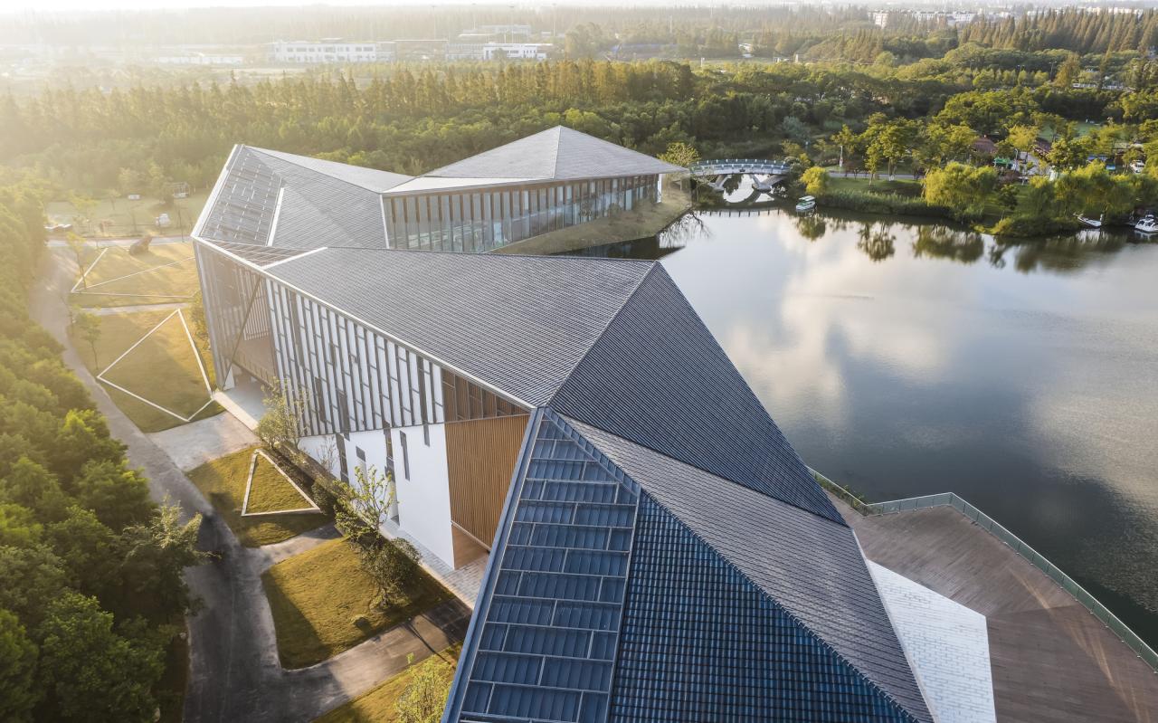 BIM建筑|长兴岛郊野公园游客中心 / 米川工作室 + 水石设计