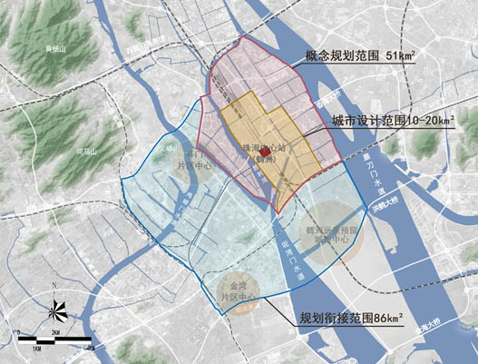 BIM建筑|珠海中心站（鹤洲）枢纽及周边片区概念规划暨城市设计国际竞赛