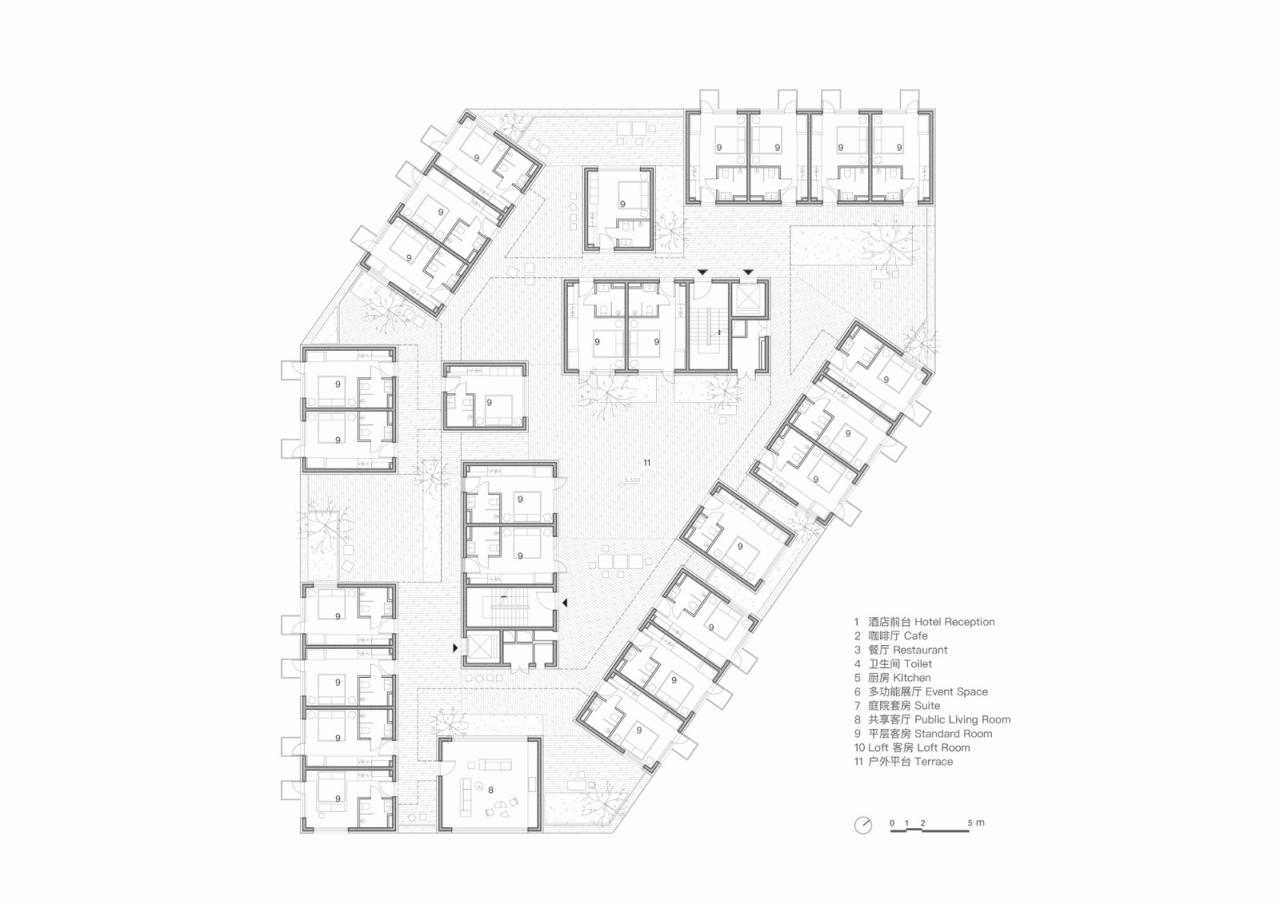 BIM建筑|阿那亚唐舍酒店 / B.L.U.E. Architecture Studio