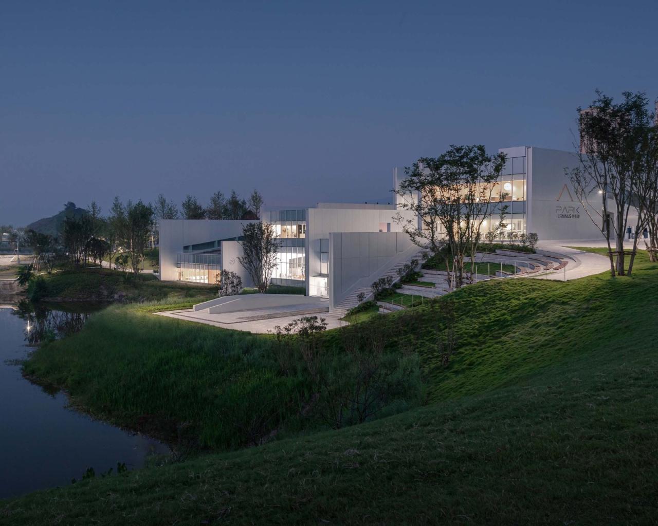 BIM建筑|特斯联科技集团人工智能城市先行区 AI PARK / 行之建筑设计工作室