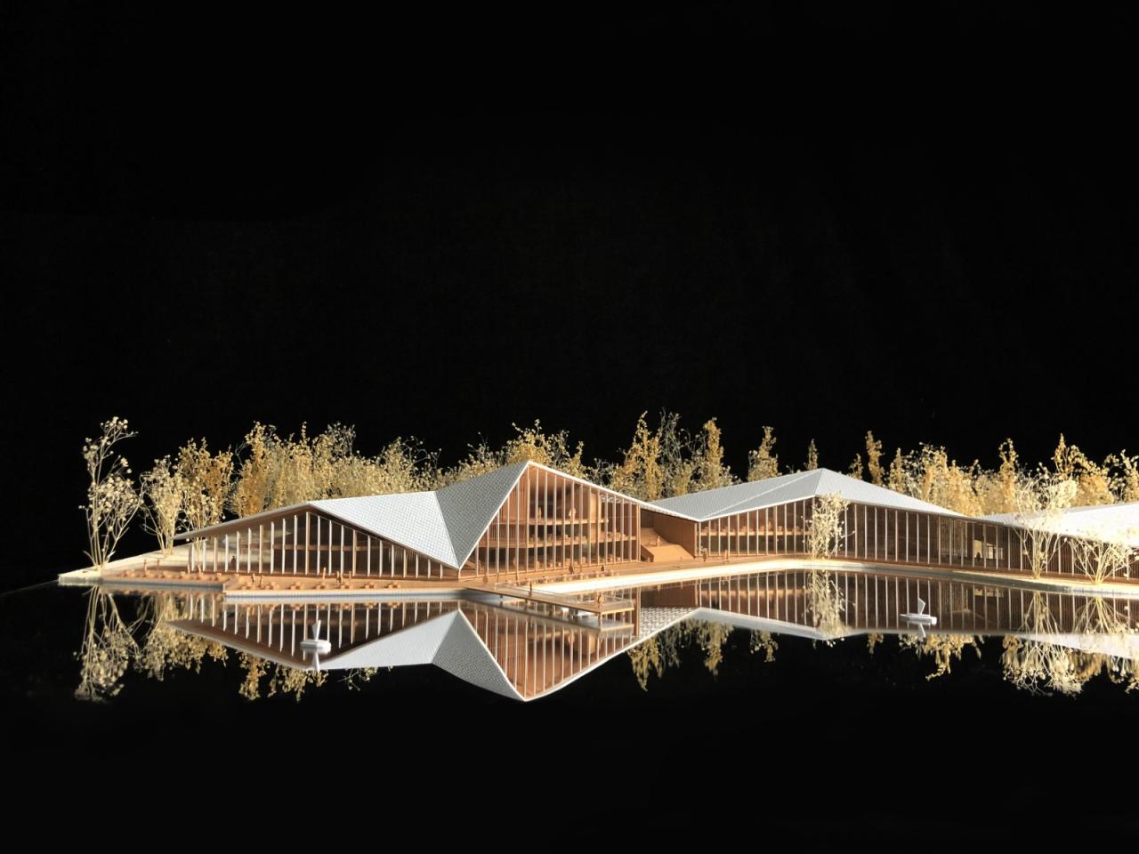 BIM建筑|长兴岛郊野公园游客中心 / 米川工作室 + 水石设计